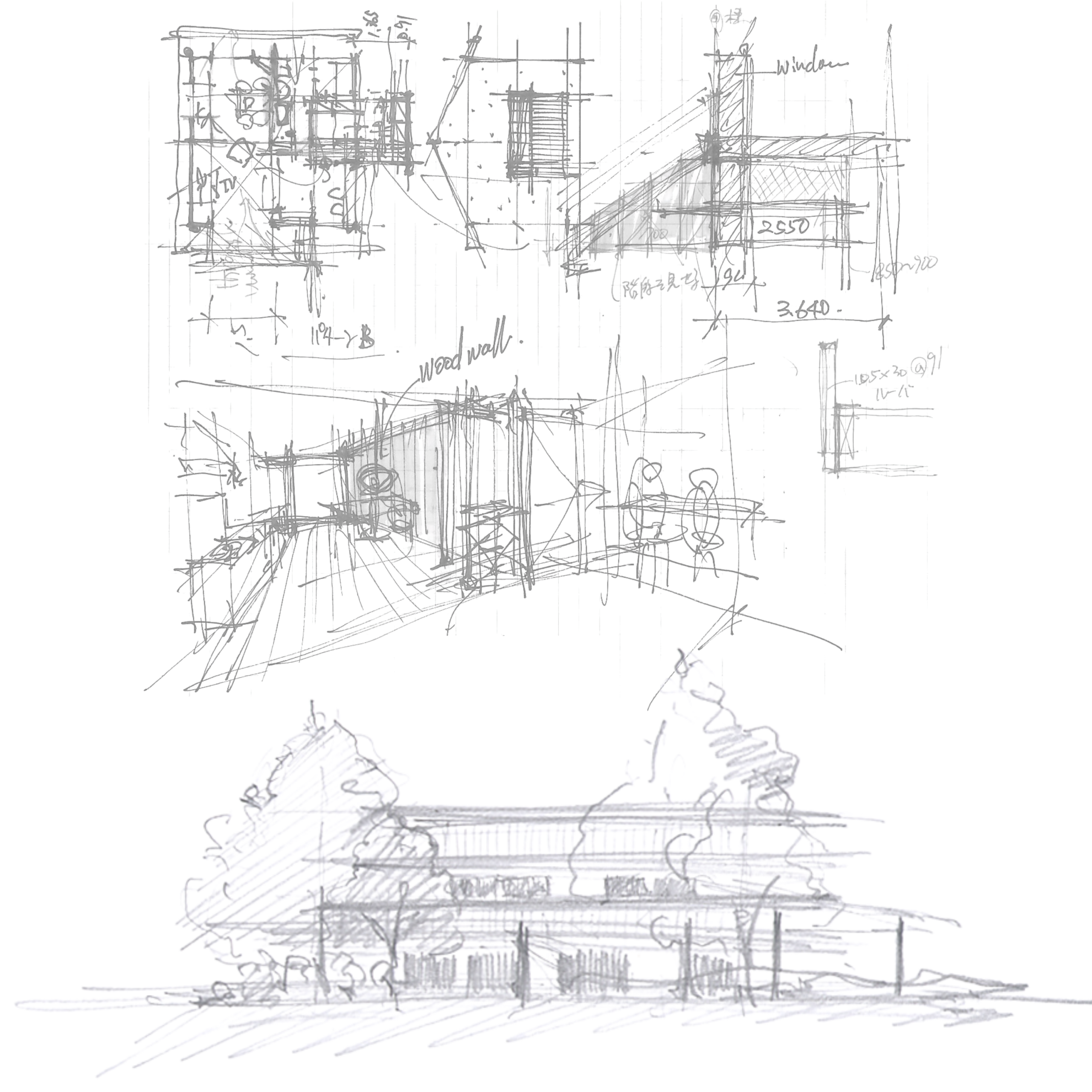 手書きスケッチ